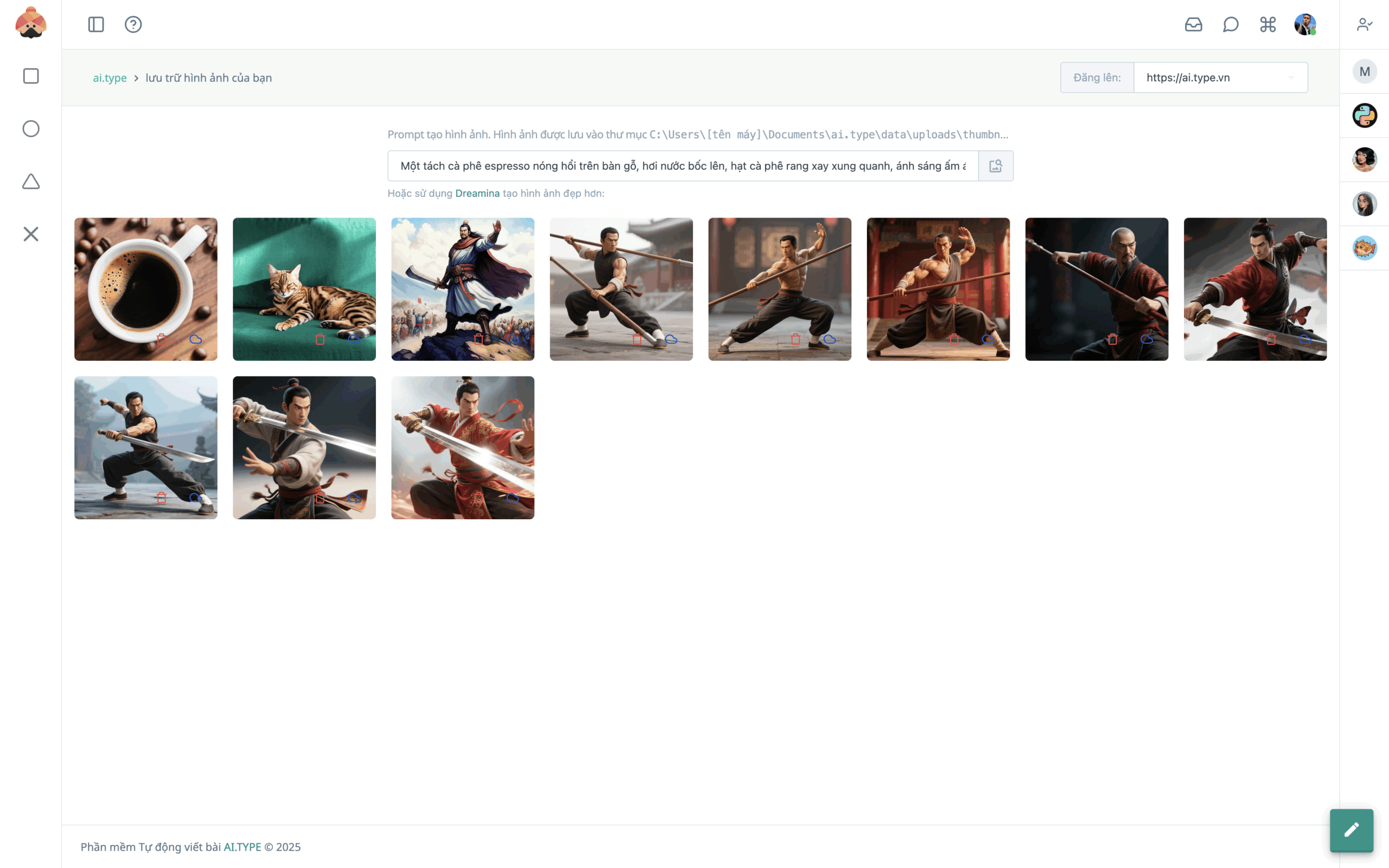 Hướng dẫn tạo Hình ảnh AI chuyên nghiệp với AI.Type
